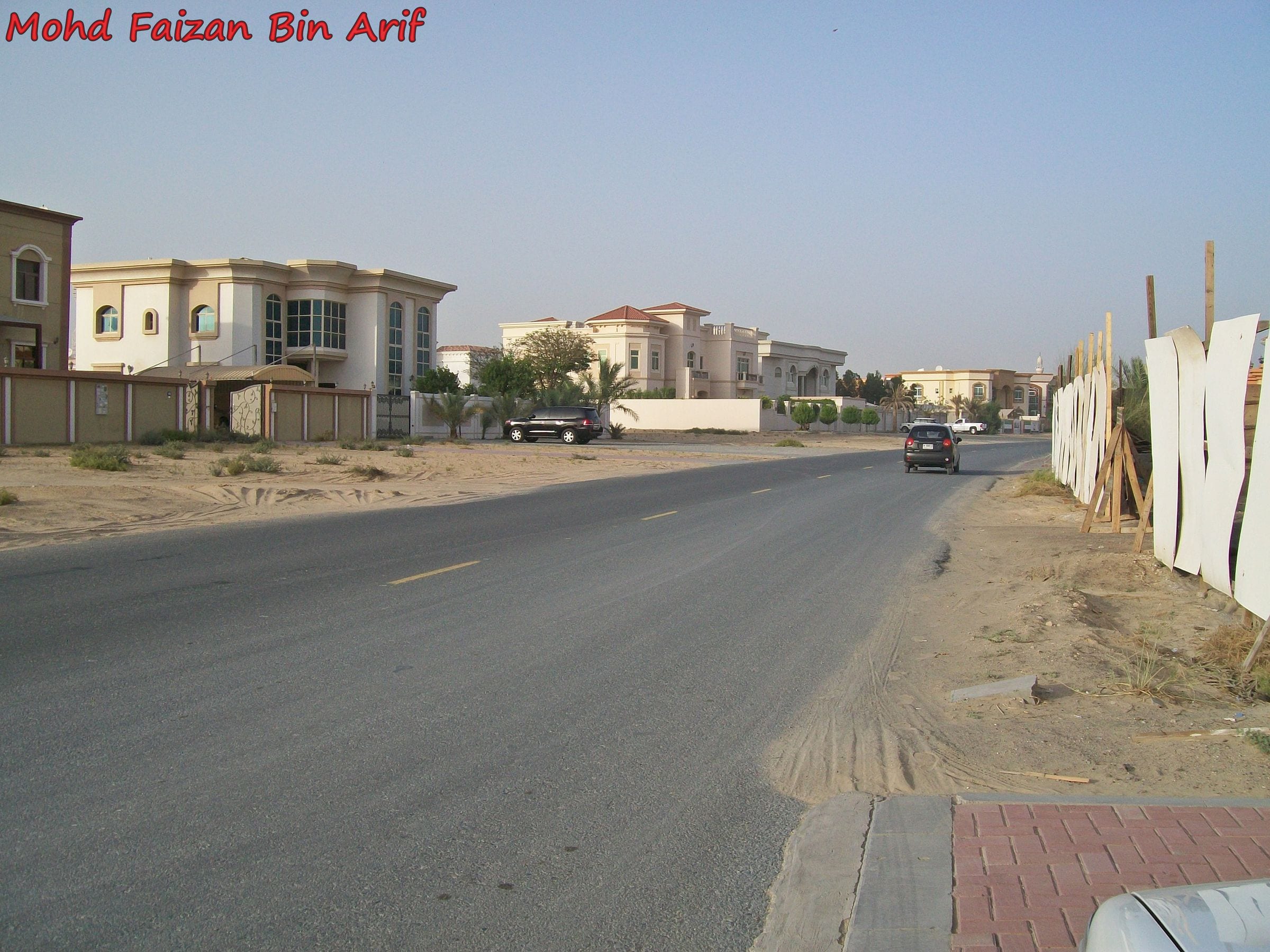 A villa street in Al Warqa 2